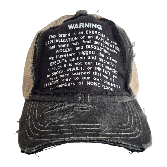 WARNING TRUCKER HAT